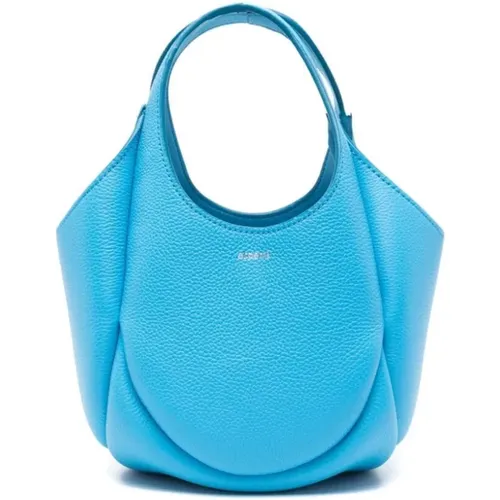 Blaue Mini Bucket Swipe Tasche , Damen, Größe: ONE Size - Coperni - Modalova