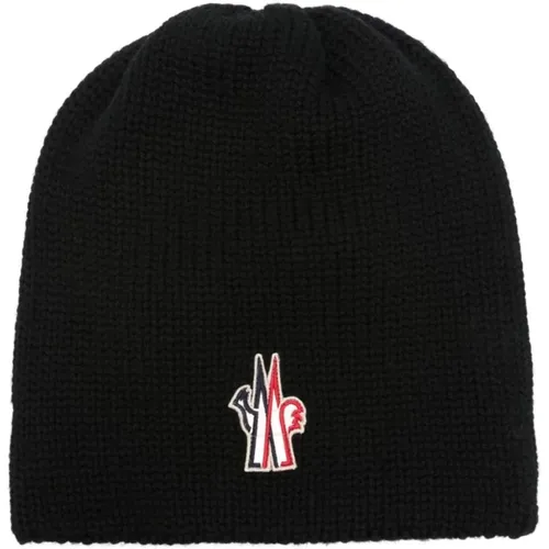 Winter Hat for Men , female, Sizes: ONE SIZE - Moncler - Modalova