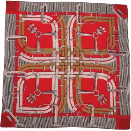 Pre-owned Silk scarves , female, Sizes: ONE SIZE - Hermès Vintage - Modalova