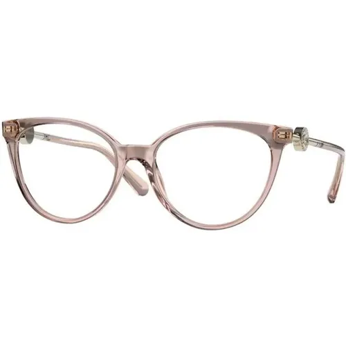 Transparent Frame Ve3298B Glasses , unisex, Sizes: 55 MM - Versace - Modalova