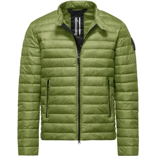 Synthetic Insulated Nylon Jacket , male, Sizes: XL, M, S, L, XS, 2XL - BomBoogie - Modalova