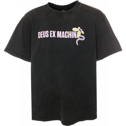 Surfshop T-Shirt mit Print , Herren, Größe: L - Deus Ex Machina - Modalova