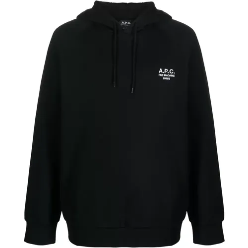 Logo Bestickter Hoodie , Herren, Größe: L - A.P.C. - Modalova