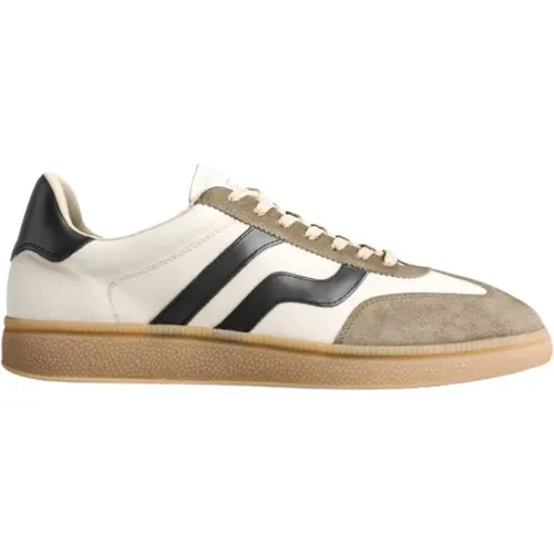 Retro Leder Sneakers , Herren, Größe: 42 EU - Gant - Modalova