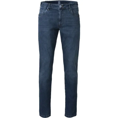 Slim Stretch Denim Jeans , Herren, Größe: W32 L30 - Meyer - Modalova