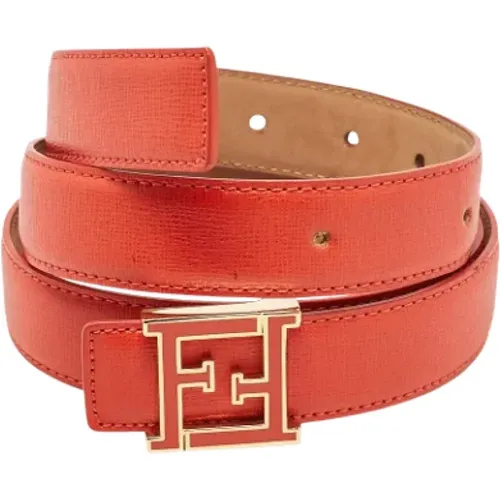 Pre-owned Leather belts , female, Sizes: ONE SIZE - Fendi Vintage - Modalova