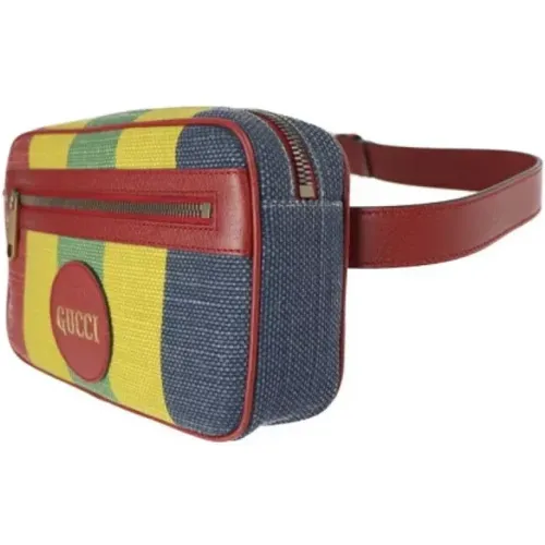 Pre-owned Multicolored Canvas Shoulder Bag , female, Sizes: ONE SIZE - Gucci Vintage - Modalova