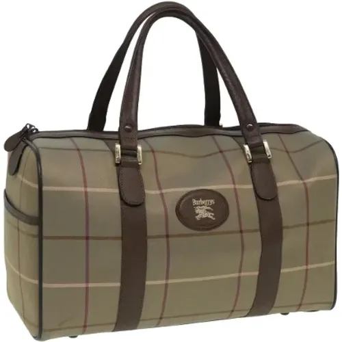 Pre-owned Canvas travel-bags , female, Sizes: ONE SIZE - Burberry Vintage - Modalova