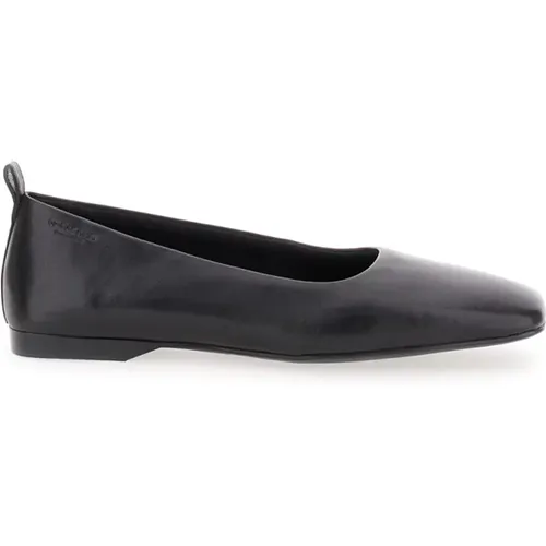 Schwarze Lederschuhe Delia , Damen, Größe: 39 EU - Vagabond Shoemakers - Modalova