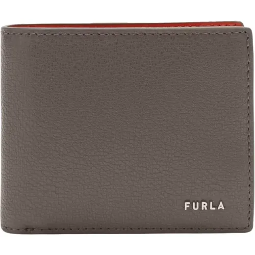 Bedrucktes Leder Bi-fold Geldbörse - Furla - Modalova