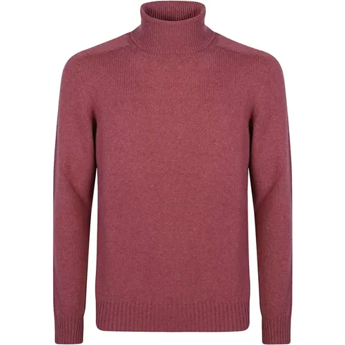 Purple Sweater for Men Aw24 , male, Sizes: L, XL, M - Roberto Collina - Modalova