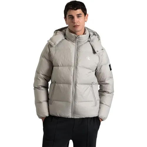 Steppjacke aus Polyamid und Polyester , Herren, Größe: M - Calvin Klein Jeans - Modalova