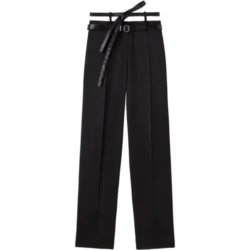 Wide Leg Tailored Trousers , female, Sizes: XS, S - Jil Sander - Modalova