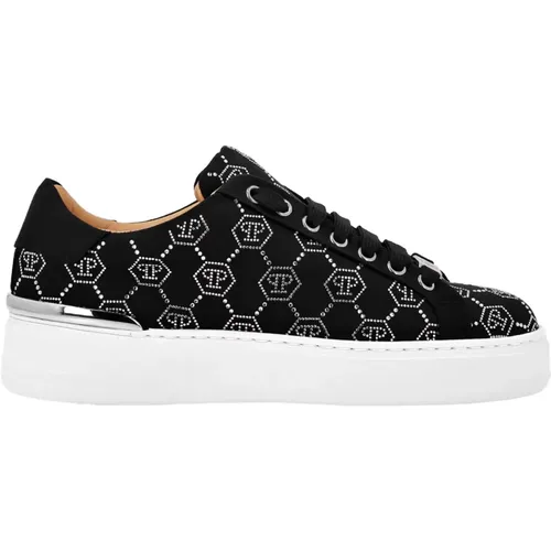 Crystal Low-Top Sneakers , female, Sizes: 4 UK, 5 UK, 6 UK - Philipp Plein - Modalova