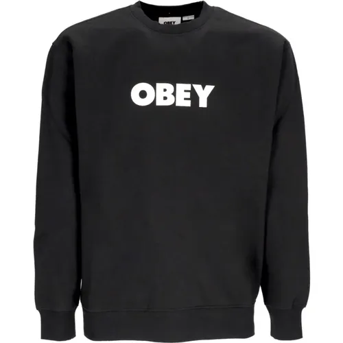 Premium Fleece Crewneck Sweatshirt , male, Sizes: S - Obey - Modalova