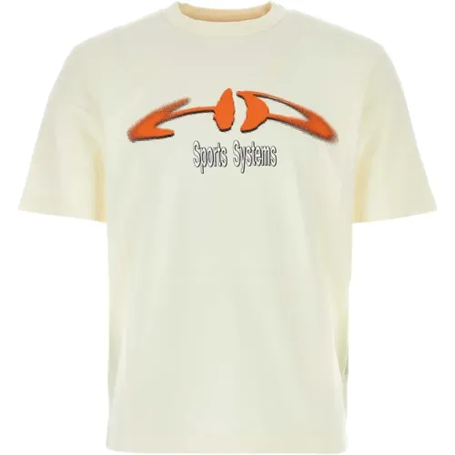 Ivory Baumwoll T-shirt , Herren, Größe: 2XL - Heron Preston - Modalova