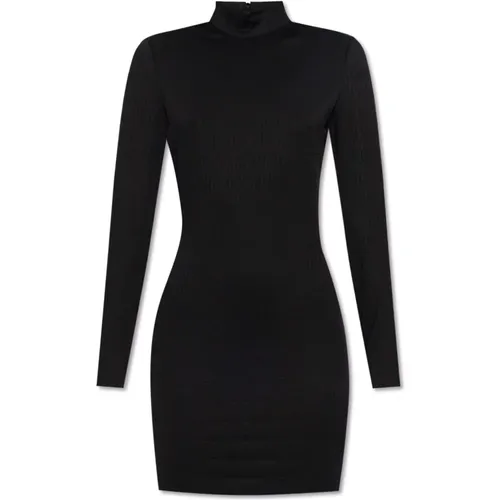 Kleid mit Monogramm , Damen, Größe: 2XS - Moschino - Modalova