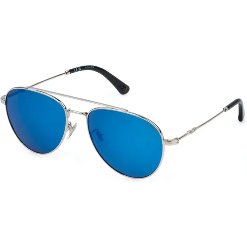 Lite 29 Mirrored Sunglasses Polarized , unisex, Sizes: 57 MM - Police - Modalova