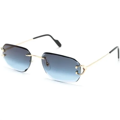 Ct0468S 002 Sunglasses , male, Sizes: 58 MM - Cartier - Modalova