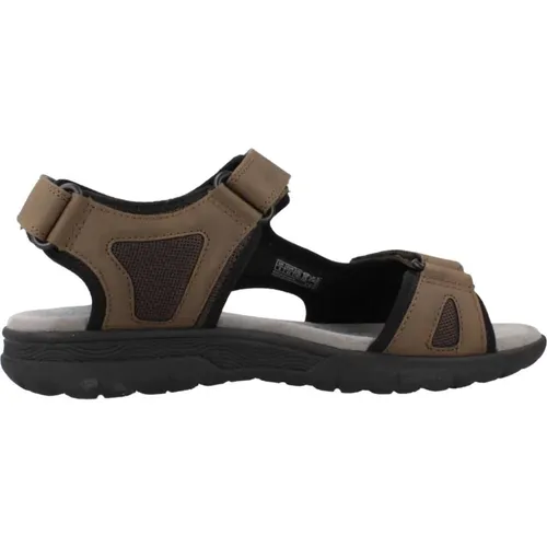 Modern Flat Sandals , male, Sizes: 10 UK, 8 UK, 12 UK, 7 UK, 9 UK, 6 UK, 11 UK - Geox - Modalova