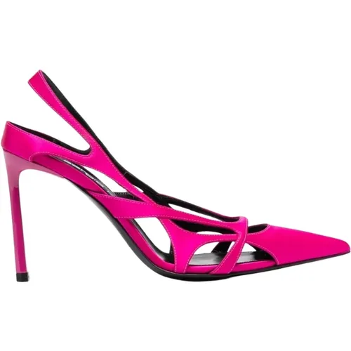 Magenta Stoff Pumps Sergio Rossi - Sergio Rossi - Modalova