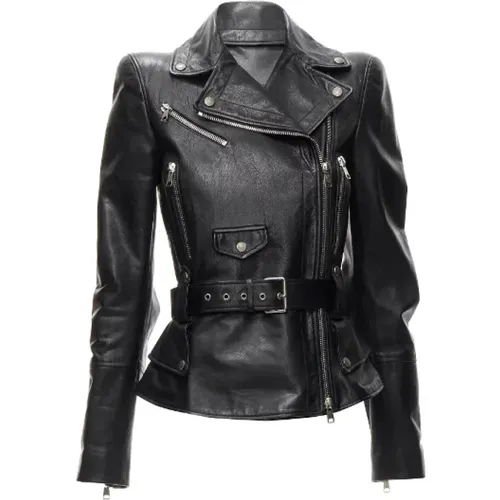 Leder outerwear Alexander McQueen - alexander mcqueen - Modalova