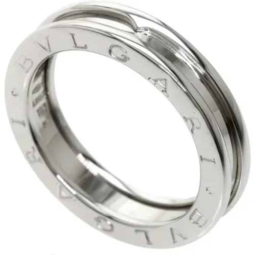 Pre-owned White Gold rings , female, Sizes: ONE SIZE - Bvlgari Vintage - Modalova