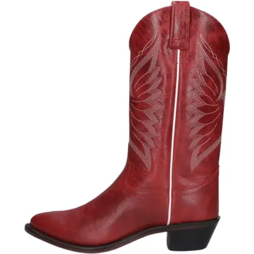 Rote Flamme Cowgirl Stiefel , Damen, Größe: 37 EU - Bootstock - Modalova