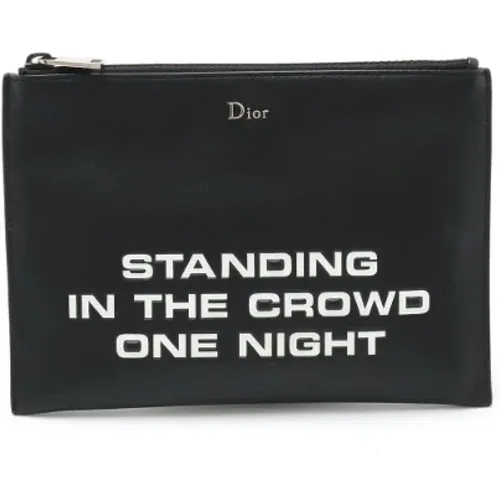 Pre-owned Leather clutches , female, Sizes: ONE SIZE - Dior Vintage - Modalova