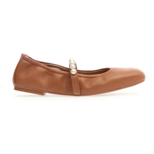 Womens Shoes Ballerinas Cuoio Ss24 , female, Sizes: 4 1/2 UK, 7 UK, 8 UK - Stuart Weitzman - Modalova