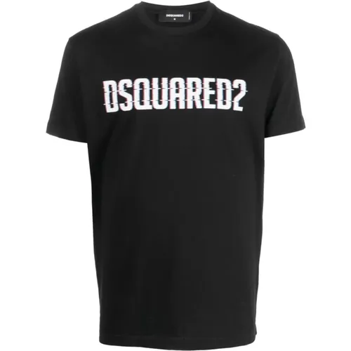 T-Shirt S74Gd1158 S23009 , male, Sizes: M, L - Dsquared2 - Modalova