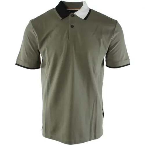 Cotton Elastane Polo Shirt , male, Sizes: S, M, XL - Hugo Boss - Modalova