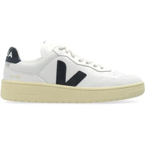 Sports Shoes V-90 O.t. Leather , female, Sizes: 5 UK, 4 UK, 6 UK, 3 UK, 8 UK, 7 UK, 9 UK, 12 UK, 11 UK, 10 UK - Veja - Modalova