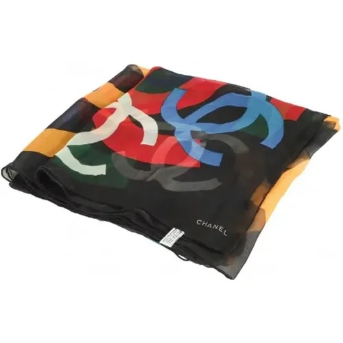 Pre-owned Silk scarves , female, Sizes: ONE SIZE - Chanel Vintage - Modalova