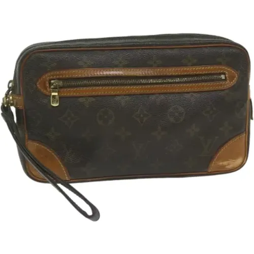 Pre-owned Canvas clutches , female, Sizes: ONE SIZE - Louis Vuitton Vintage - Modalova