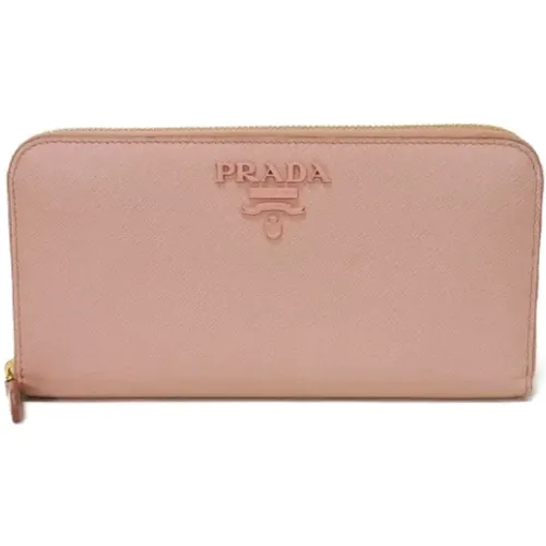 Pre-owned Leather wallets , female, Sizes: ONE SIZE - Prada Vintage - Modalova