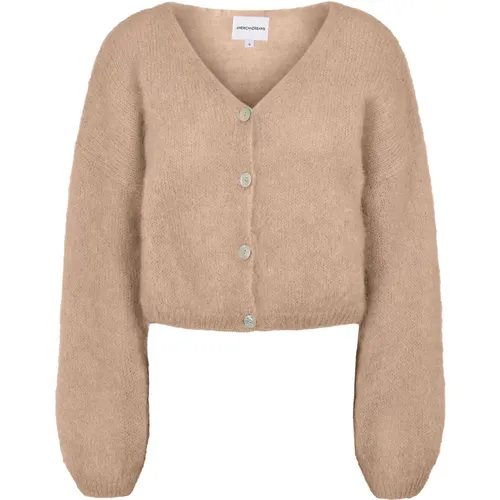 Gekürzter Mohair-Cardigan in Verschiedenen Farben , Damen, Größe: XL - American Dreams - Modalova