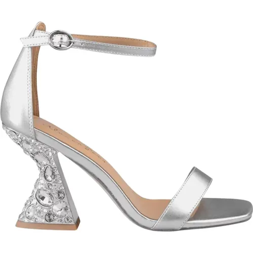 Rhinestone Heeled Sandals , female, Sizes: 5 UK, 6 UK - Alma en Pena - Modalova