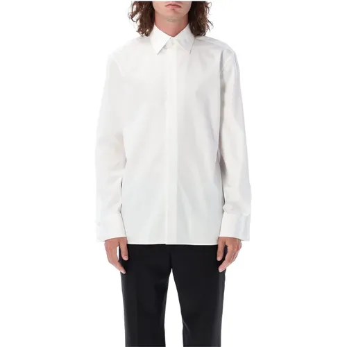 Classic Silk Shirt , male, Sizes: M, XL - Saint Laurent - Modalova