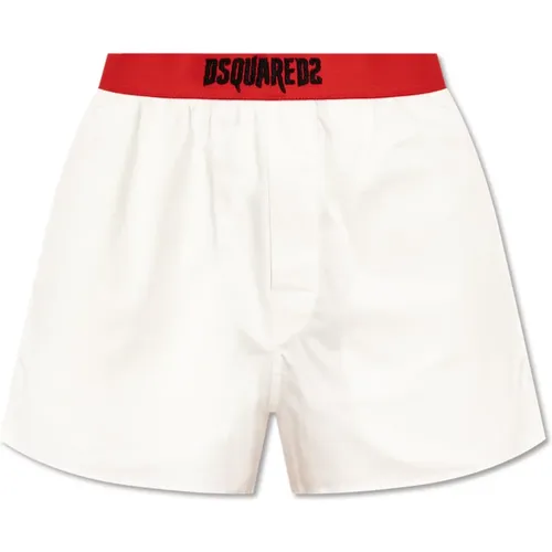 Baumwollboxershorts , Damen, Größe: S - Dsquared2 - Modalova