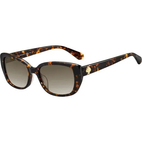 Kenzie/G/S Sunglasses in Havana/ Shaded , female, Sizes: 53 MM - Kate Spade - Modalova