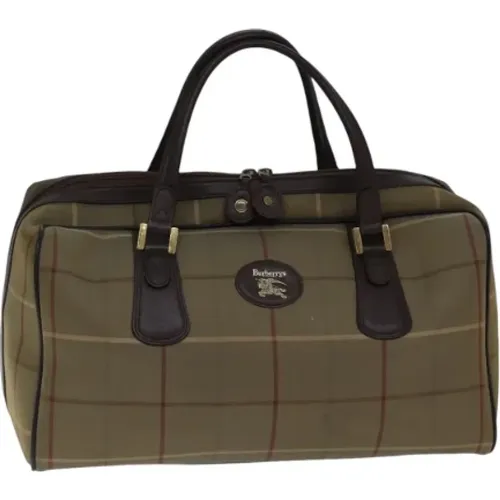 Pre-owned Canvas travel-bags , female, Sizes: ONE SIZE - Burberry Vintage - Modalova