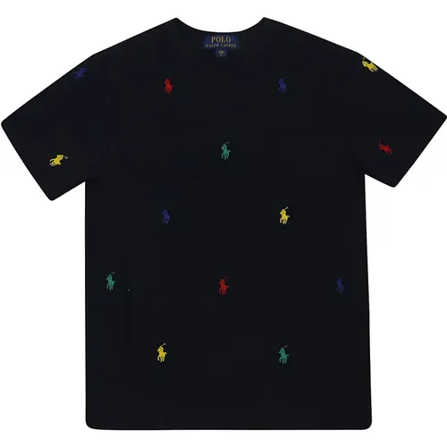 Pferde-Print Kinder T-Shirt - Ralph Lauren - Modalova