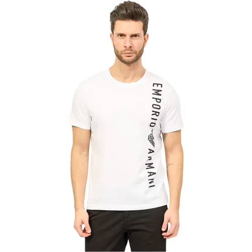 T-Shirts , male, Sizes: L, XL, S - Emporio Armani EA7 - Modalova
