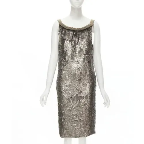 Pre-owned Silk dresses , female, Sizes: M - Dries van Noten Pre-owned - Modalova