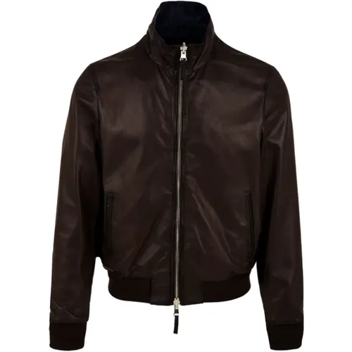 Adam Perfo Rev 06 Leather Coat , male, Sizes: M, 2XL - The Jack Leathers - Modalova