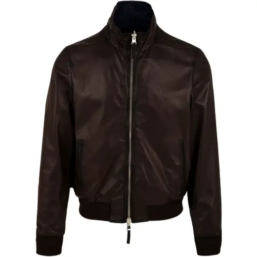 Adam Perfo Rev 06 Leather Coat , male, Sizes: M, 3XL, XL, 2XL - The Jack Leathers - Modalova