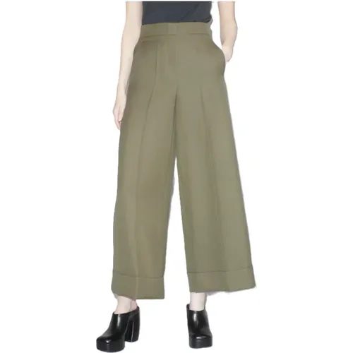 Weite Culotte Hose mit Taschen - Odeeh - Modalova