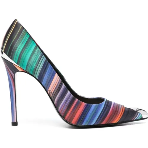 Multicolour Heel Decollete Shoe , female, Sizes: 5 UK, 4 UK, 8 UK, 6 UK, 7 UK, 3 UK - Just Cavalli - Modalova
