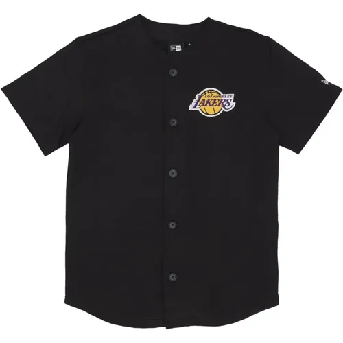 Lakers Logo Jersey Jacket /Purple , male, Sizes: XL, M, XS - new era - Modalova